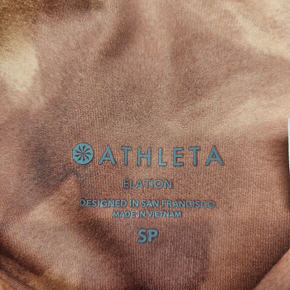 Athleta Elation legging Coral Floral Women Size Small Workout Gym Yoga Tight - Picture 3 of 8